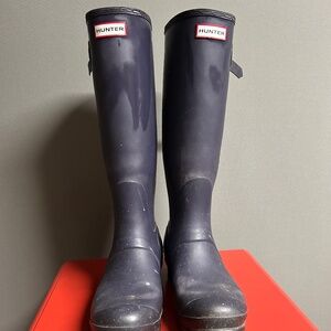 The Original Tall Boots, Hunter Boots Size 9, Purple